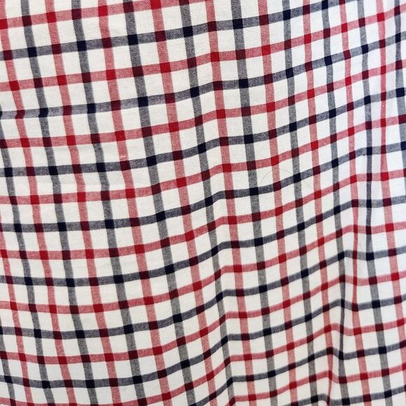 J. Crew LS Shirt Navy Burgundy Check Ludlow 120's 2 ply SMALL - Picture 4 of 4